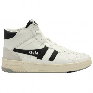 Gola Classics Allcourt High Sneakers Fehér Fekete Hungary | VDL-756810