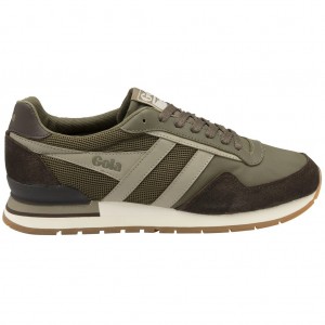 Gola Classics Atlanta Sneakers Khaki Sötétbarna Hungary | GHL-298154