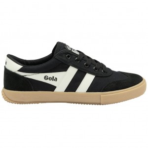 Gola Classics Badminton Plimsoll Sneakers Fekete Fehér Hungary | NKA-978156