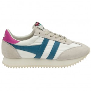Gola Classics Boston '78 Sneakers Fehér Fukszia Hungary | JIP-506194
