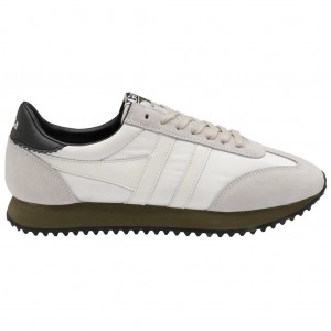 Gola Classics Boston '78 Sneakers Fehér Khaki Fekete Hungary | FAB-128094