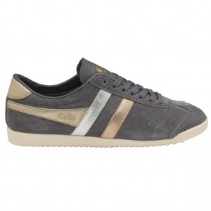 Gola Classics Bullet Mirror Trident Sneakers Titán Arany Hungary | HWX-872105