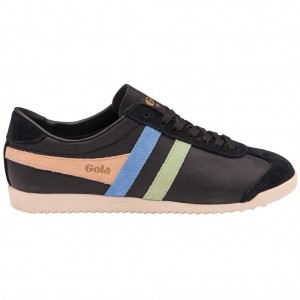 Gola Classics Bullet Trident Sneakers Fekete Zöld Kék Hungary | LKX-862015