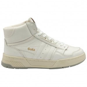 Gola Classics Challenge High Sneakers Fehér Fehér Hungary | CAK-581623