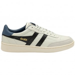 Gola Classics Contact Leather Sneakers Fehér Fekete Hungary | YJN-904867