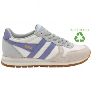 Gola Classics Daytona Chute Sneakers Fehér Kék Levendula Hungary | OAL-492618