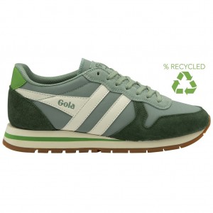 Gola Classics Daytona Chute Sneakers Zöld Fehér Hungary | GCA-562730