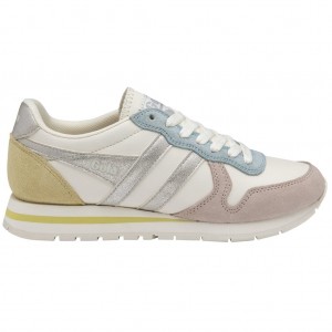 Gola Classics Daytona Quadrant Sneakers Fehér Titán Citrom Hungary | EJH-943210