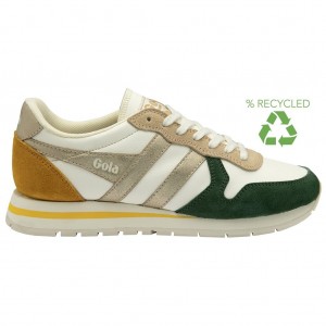 Gola Classics Daytona Quadrant Sneakers Fehér Arany Hungary | NFW-782451