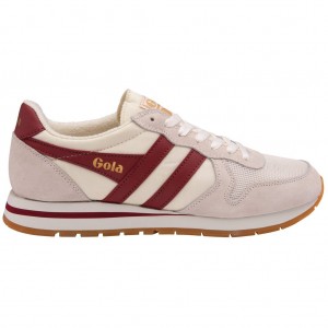 Gola Classics Daytona Sneakers Fehér Mélypiros Hungary | TNU-325491