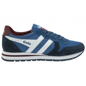 Gola Classics Daytona Sneakers Kék Sötétkék Fehér Hungary | YSR-968103