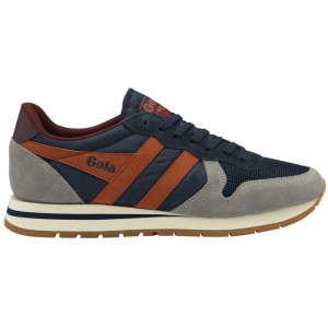 Gola Classics Daytona Sneakers Sötétkék Narancssárga Hungary | TIB-530284