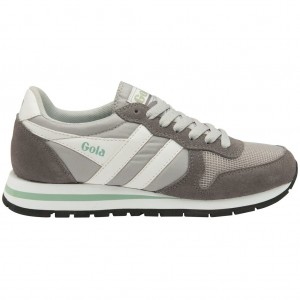 Gola Classics Daytona Sneakers Világos Szürke Fehér Hungary | IOT-196423