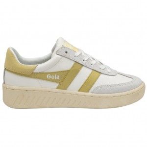 Gola Classics Dropshot Sneakers Fehér Citrom Hungary | MVL-698725