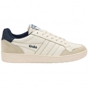 Gola Classics Eagle Sneakers Fehér Sötétkék Hungary | QFO-362015