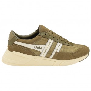 Gola Classics Eclipse Legacy Sneakers Khaki Fehér Hungary | TYC-092487