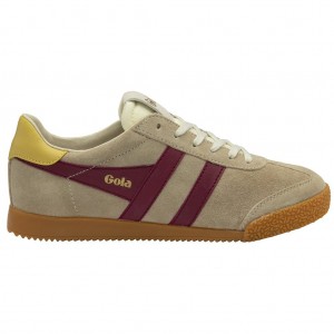 Gola Classics Elan Sneakers Bone Cerise Pollen Hungary | NGC-209156