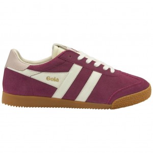 Gola Classics Elan Sneakers Fehér Rózsaszín Hungary | ICZ-417926