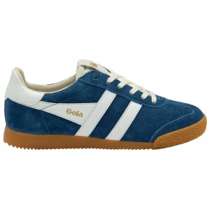 Gola Classics Elan Sneakers Kék Fehér Hungary | YJF-531864
