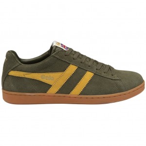 Gola Classics Equipe Suede Sneakers Khaki Hungary | PMG-086725
