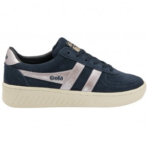 Gola Classics Grandslam Flame Sneakers Sötétkék Rózsaszín Hungary | ENS-062174