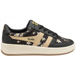 Gola Classics Grandslam LBTY SN Sneakers Fekete Arany Hungary | VZS-063741