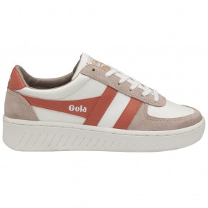 Gola Classics Grandslam Pure Sneakers Fehér Korall Hungary | NGQ-245308