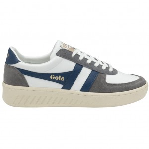 Gola Classics Grandslam Quadrant Sneakers Fehér Kék Hungary | CER-137059
