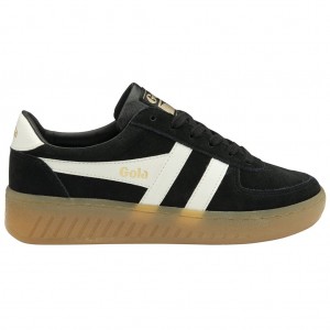 Gola Classics Grandslam Suede Sneakers Fekete Fehér Hungary | WOE-298041