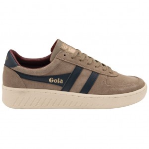 Gola Classics Grandslam Suede Sneakers Sötétkék Bordó Hungary | ANW-875601