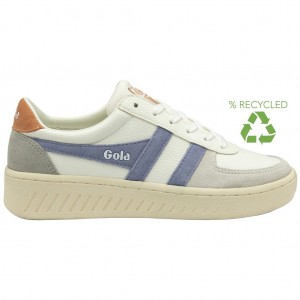 Gola Classics Grandslam Trident Sneakers Fehér Levendula Hungary | ESW-378524