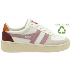 Gola Classics Grandslam Trident Sneakers Fehér Narancssárga Hungary | RFT-864397