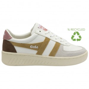 Gola Classics Grandslam Trident Sneakers Fehér Barna Rózsaszín Hungary | MVW-876241