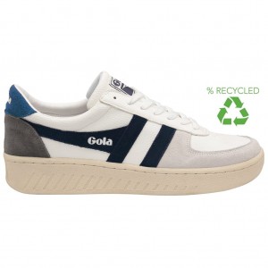 Gola Classics Grandslam Trident Sneakers Fehér Sötétkék Kék Hungary | CPJ-913276