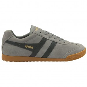 Gola Classics Harrier Suede Sneakers Cement Storm Hungary | ROD-904126