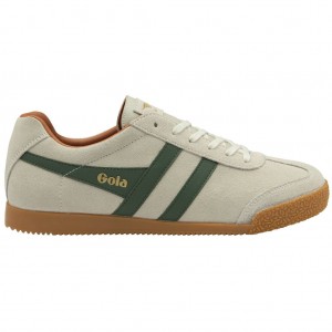 Gola Classics Harrier Suede Sneakers Fehér Narancssárga Hungary | RJG-081634