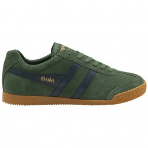 Gola Classics Harrier Suede Sneakers Sötétkék Hungary | OMR-863972