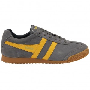 Gola Classics Harrier Suede Sneakers Sötétkék Hungary | NYX-457980