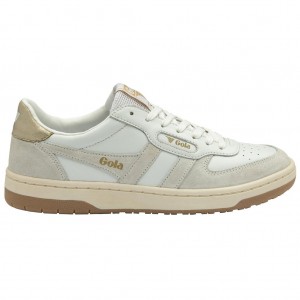 Gola Classics Hawk Sneakers Fehér Arany Hungary | KIO-297650
