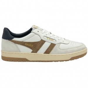 Gola Classics Hawk Sneakers Fehér Sötétkék Hungary | VNO-328761