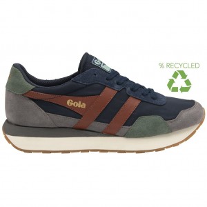 Gola Classics Indiana Sneakers Sötétkék Hungary | AQM-650419