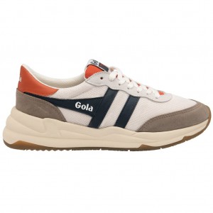 Gola Classics Jupiter Sneakers Fehér Sötétkék Hungary | CRG-028537