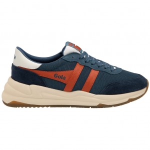 Gola Classics Jupiter Sneakers Sötétkék Narancssárga Hungary | ECT-371902