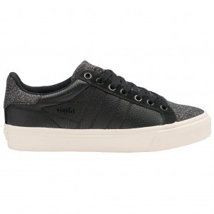 Gola Classics Orchid II Glitter Sneakers Fekete Hungary | RFU-539214