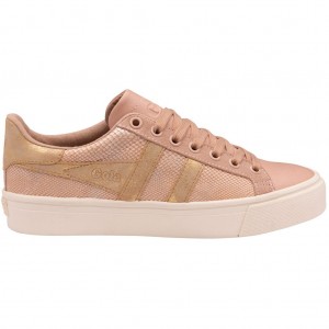 Gola Classics Orchid II Lizard Sneakers Rózsaszín Arany Hungary | XZY-742160
