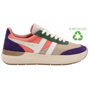 Gola Classics Raven Sneakers Korall Rózsaszín Királykék Lila Hungary | SYH-894026