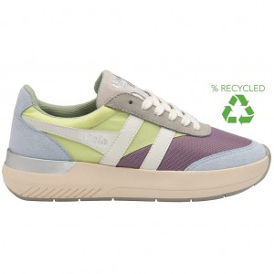 Gola Classics Raven Sneakers Zöld Kék Hungary | GCU-106298