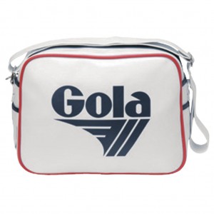 Gola Classics Redford Messenger Bag Fehér Sötétkék Piros Hungary | MOF-516239