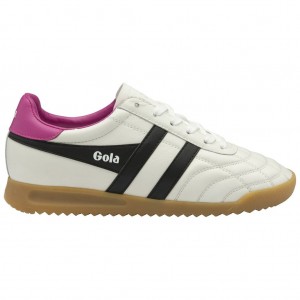 Gola Classics Stadium Sneakers Fehér Fekete Rózsaszín Hungary | NYZ-721948