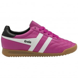 Gola Classics Stadium Sneakers Rózsaszín Fehér Fekete Hungary | EHJ-576491
